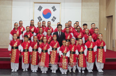 충북 국원초 119합창단, 충북도청서 시범 공연