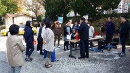 여수소방서, 중부보건지소 합동소방훈련