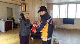영광소방서 홍농119, 마을 경로당 기초소방시설 보급