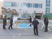 충주소방서, 국민건강보험공단 충주지사 합동소방훈련 