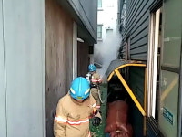 인천남부소방서, 문학동 차량정비소 화재진압
