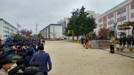 영주소방서, 대영중학교 합동소방훈련