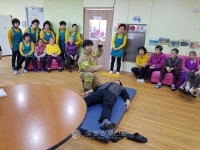 충주소방서, 샬롬요양원 합동소방훈련