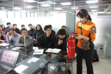 강동소방서, 바로건설 직원 소방안전교육