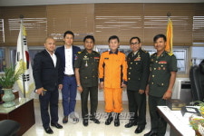 캄보디아 국방부 장성, 은평소방서에 소방학술교류 방문