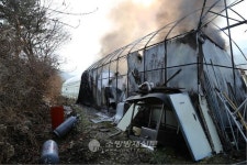 동두천 광암동 비닐하우스 화재… 9백만원 피해