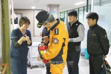 정읍소방서 김일선 서장, 정다운요양병원 현장지도 방문