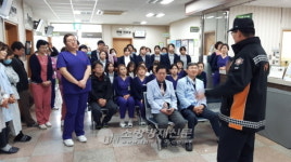 여수 봉산119, 사랑재활요양병원 자위소방대 교육ㆍ훈련