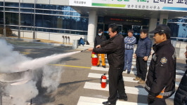 영주소방서, 영주국토관리사무소 원스톱 소방훈련