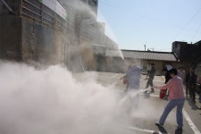 칠곡소방서, 왜관병원 대상 합동소방훈련