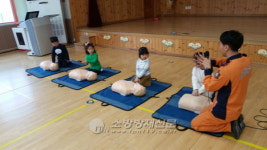 함양소방서, 천령유치원 원아 대상 소방안전교육