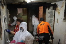 중랑소방서, 화재피해 가정에 화재피해복구 재활 지원단 운영