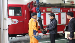 이흥교 강원도 소방본부장 근덕119안전센터 격려 방문 