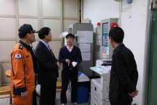 김해서부소방서장, 누가병원 화재예방 현장지도 점검