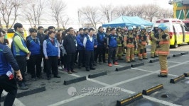 도봉소방서, 창동 농협 유통센터 소방훈련