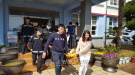여수소방서, 서초등학교 합동소방훈련