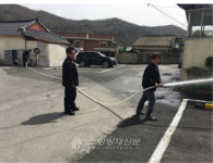 화순 능주119, 비상소화장치함 사용방법 훈련