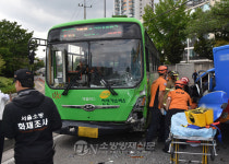 구로소방서, 구일로 도로상 교통사고… 승객 등 9명 이송