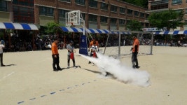 마산소방서-전안초, 합동소방훈련