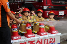 정읍소방서, 5개 유치원 합동 119 안전체험교육