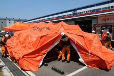 김해서부소방서, 2017년 2분기 불시 긴급구조통제단 훈련