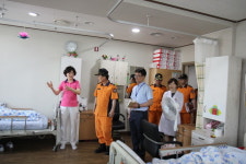대구소방안전본부장, 대현첨단요양병원 방문 소방안전 컨설팅