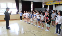 삼척소방서, 강원도 소방동요 경연대회 참가팀 격려 방문 