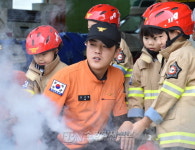 산청소방서, 도담어린이집 소방안전체험