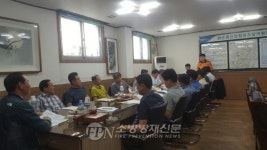 화순소방서, 축사 화재 저감 위한 축산 관계자 간담회