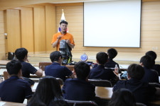 강동소방서, 서울가원중 학생 대상 직업진로체험교육