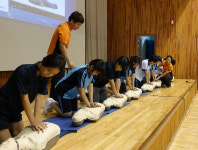광주남부소방서, 대촌중 ‘미래소방관 체험교실’ 