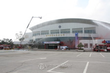 증평소방서, 2017년 전국체전 대비 긴급구조종합훈련