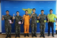 춘천소방서, 화재진압 유공자 5명에 대한 표창 수여식