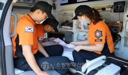 동해소방서, 신임소방사반 구급차 동승 실습