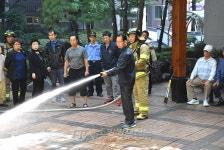도봉소방서, 고층 건축물 민관 합동 소방훈련