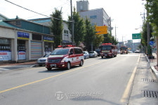 증평소방서, 소방차 길 터주기 훈련ㆍ캠페인