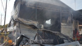 연천 전곡읍 농자재 창고 불… 4천7백만원 피해