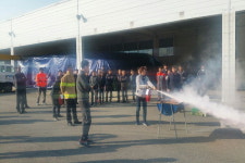 춘천소방서, 한국도로공사 춘천지사 대상 공공기관 합동소방훈련