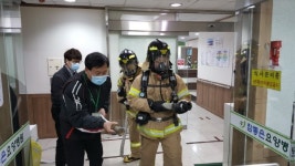 창원소방, 참좋은요양병원 관계자 중심 합동소방훈련
