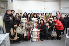 강동소방서 의소대, 연말연시 사랑의 쌀 기부행사