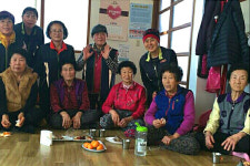 고성소방서, 죽왕여성의소대 노인회관 방문교육