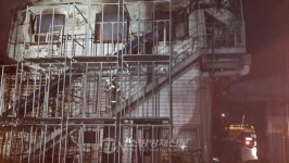 양주 남면 섬유 공장 불… 건물 2동 태워