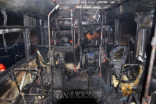 평택 비전동 시내버스 불… 인명 피해 없어