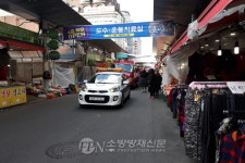 노원소방서, 상계중앙시장 소방 통로 확보 훈련