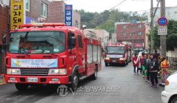 마산소방서, 소방활동 골든타임 확보 훈련