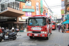강북소방서, 수유시장 소방 통로 확보 훈련