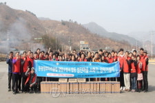 광양소방서-동광양로타리클럽, 다압 섬진마을 소화기 배부