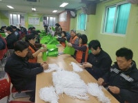 성동소방서, 성모보호작업장 봉사활동