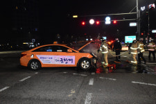 서울강서소방서, 강서구청 사거리 교통사고 처리