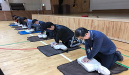 서대문소방서 정원여자중학교 교직원 대상 CPR 체험교육